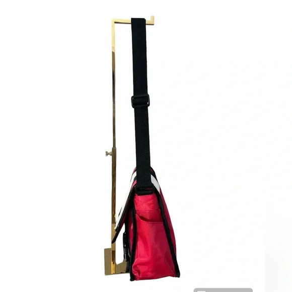 Tommy Hilfiger Vintage 90s Red Blue Mini Messenger Crossbody Bag - Picture 4 of 11